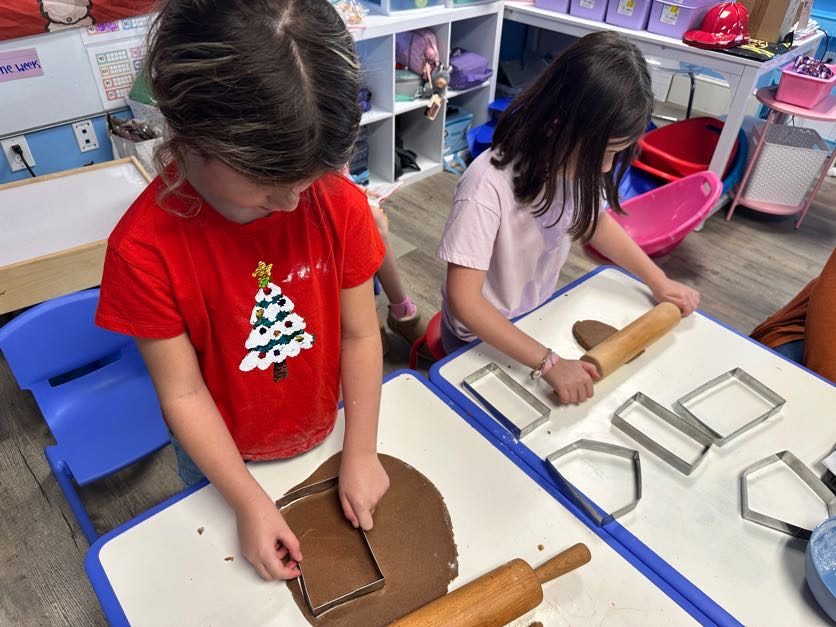 Students shaping a hands-on project