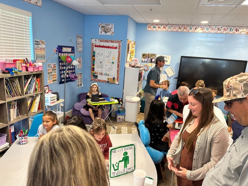 Learning centers around the classroom