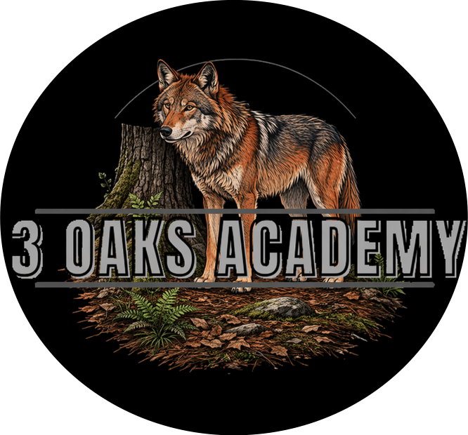 3 Oaks Academy Sherrills Ford — wolf logo