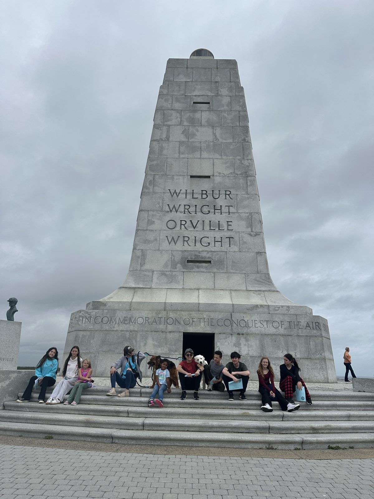 Students at the Atlantic shoreline on Week Without Walls