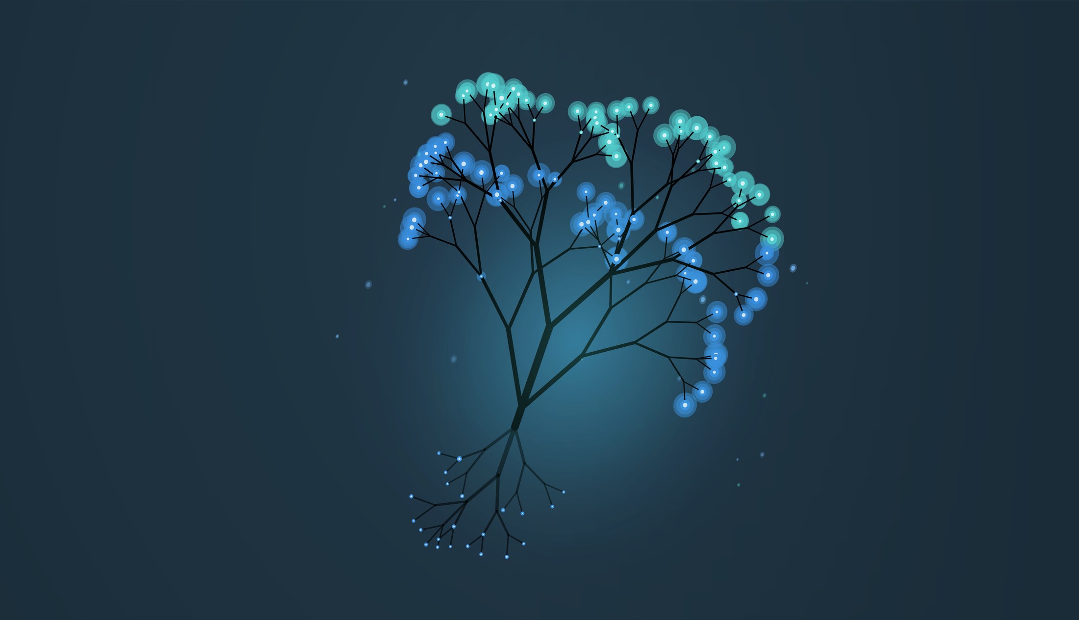 Rooted and Rising — the 3 Oaks neuron tree