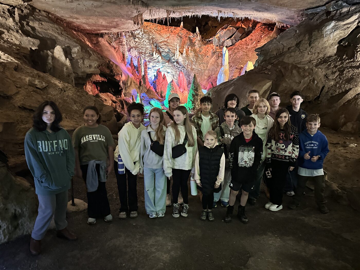 Week Without Walls — students on the trip